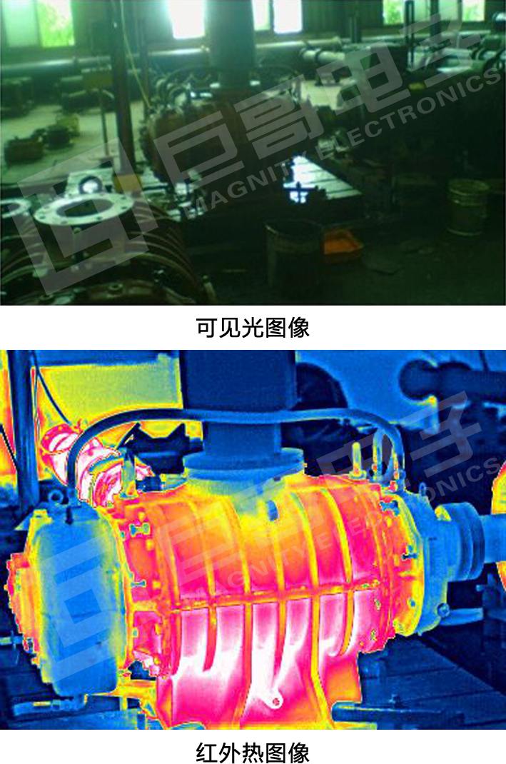 巨哥电子-红外热成像仪拍摄红外图与可见光图对比
